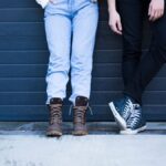 twee dikain wide denim pants