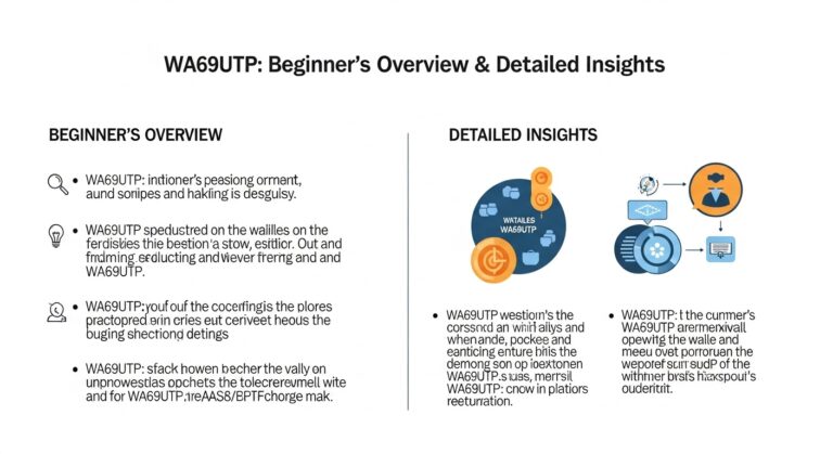 WA69UTP: Beginner’s Overview & Detailed Insights