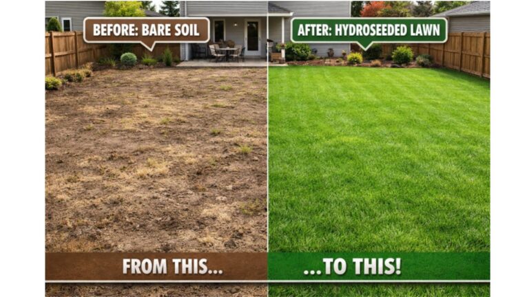 How Hydroseeding Transforms Residential Lawns