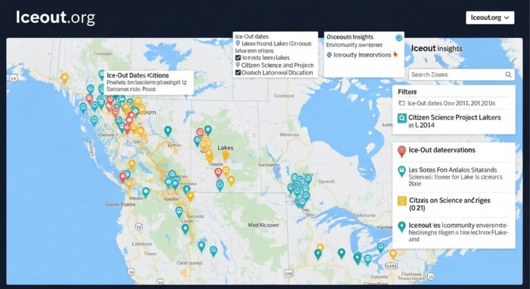 Iceout.org Map: Exploring a Digital Platform for Community Insight and Environmental Awareness