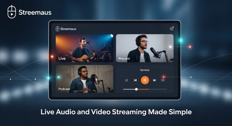Streemaus: Live Audio and Video Streaming Made Simple